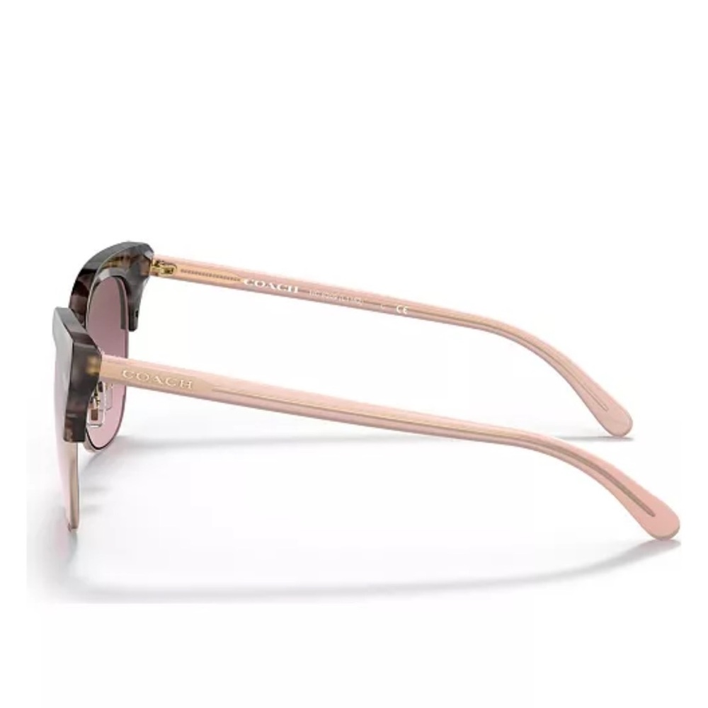 Coach Sunglasses with Tortoise and Pink Lenses - Picture 7 of 11